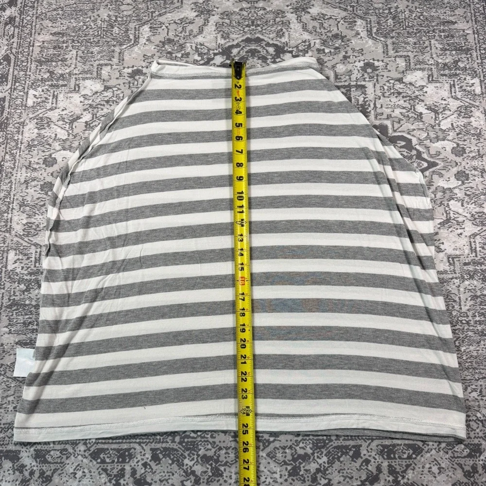 Milk Snob Gray White Striped 5-in-1 Baby Car Seat Nursing Cover